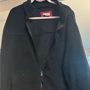 Men's Black Fleece Jacket